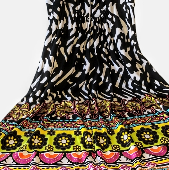 Muse multicolored sleeveless dress, Size 0 - Picture 13 of 15